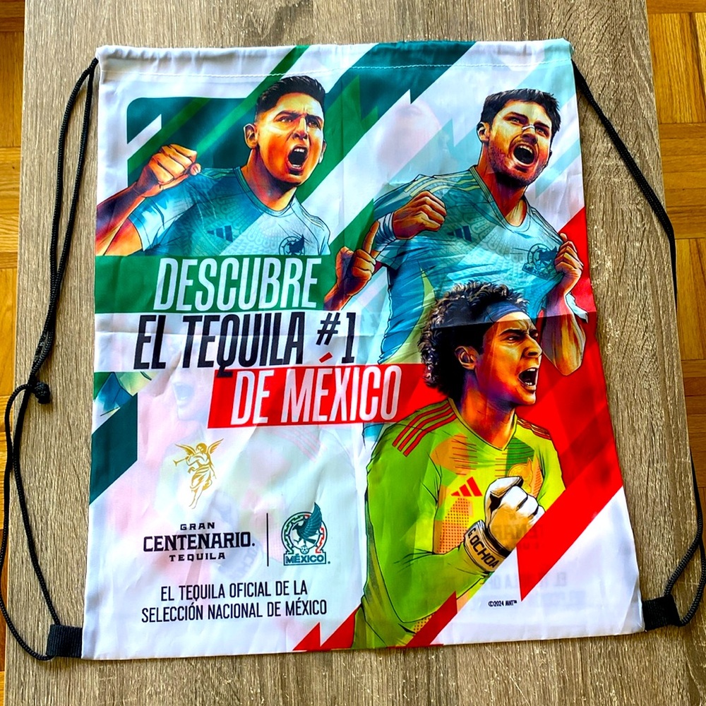 Soccer Mexico Drawstring Bag